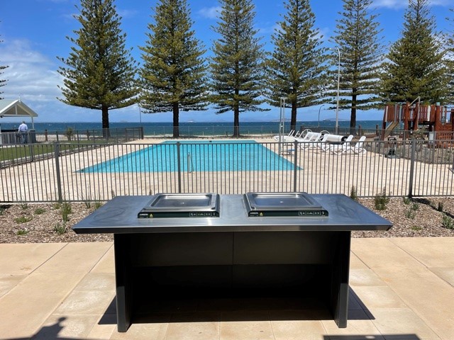 Barbecue collectif dans camping